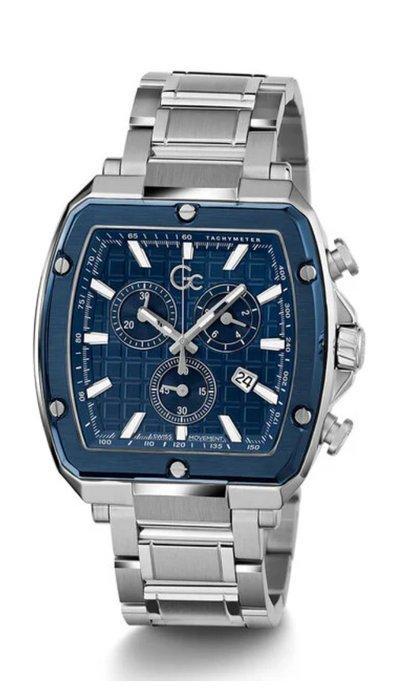 Gc - Spirit Tonneau Blue Watch - Y83005G7MF - Homme - 2020, Handtassen en Accessoires, Horloges | Heren