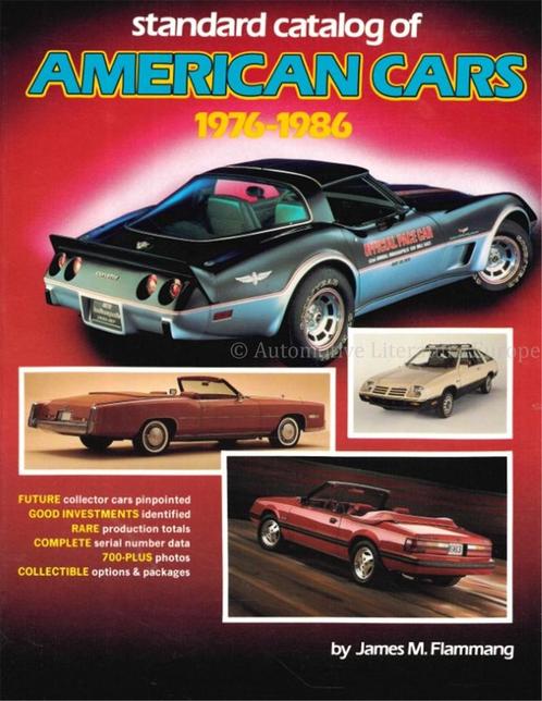 STANDARD CATALOG OF AMERICAN CARS 1976 - 1986, Livres, Autos | Livres