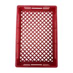 Stapelkrat 595x395x70 mm rood geperforeerd HDPEQ02, Doe-het-zelf en Bouw, Overige Doe-Het-Zelf en Bouw, Ophalen of Verzenden, Nieuw