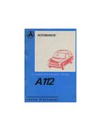 1973 AUTOBIANCHI A112 INSTRUCTIEBOEKJE FRANS