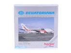 Schaal 1:500 Herpa 501118 Ecuatoriana Airbus A310-300 Reg..., Hobby en Vrije tijd, Ophalen of Verzenden, Gebruikt
