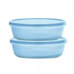 Tupperware 2 Ruimtekommen 1 l Blauw, Verzenden, Nieuw