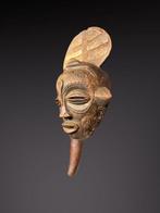 masque  lulua  ( 40 CM) - lulua - Bena Lulua - République, Antiek en Kunst