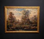 Franse school (XX) - Battuta di caccia alla volpe, Antiek en Kunst