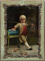 Italian painter (act. XIX-XX) - Portrait of an aristocratic, Antiek en Kunst