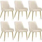 tectake Eetkamerstoel Avane, fluweeloptiek, draagkracht 120, Huis en Inrichting, Stoelen, Verzenden, Nieuw