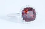 Zonder Minimumprijs - Ring Platina - 4.52ct. tw. Spinel -, Handtassen en Accessoires, Nieuw