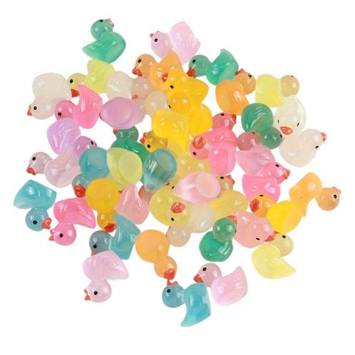 Fako Bijoux® - 100x Mini Eendjes - Miniatuur - Beeldjes -, Diversen, Cadeauverpakkingen, Verzenden