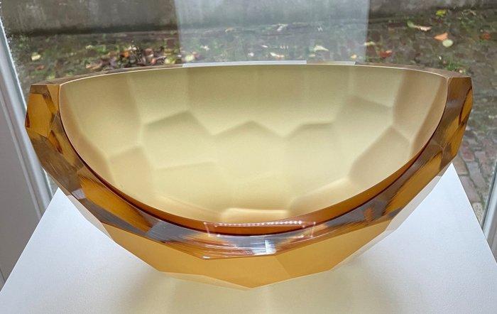 Tomas Brzon Unique - sculptuur, “ HONEY” - 12 cm - Glas, Antiek en Kunst, Antiek | Glaswerk en Kristal