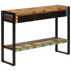 vidaXL Wandtafel 110x30x76 cm massief gerecycled hout, Huis en Inrichting, Tafels | Bijzettafels, Verzenden, Nieuw