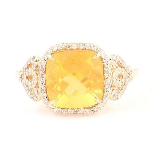 Sans Prix de Réserve - Bague - 14 carats Or jaune -  2.34ct., Handtassen en Accessoires, Ringen