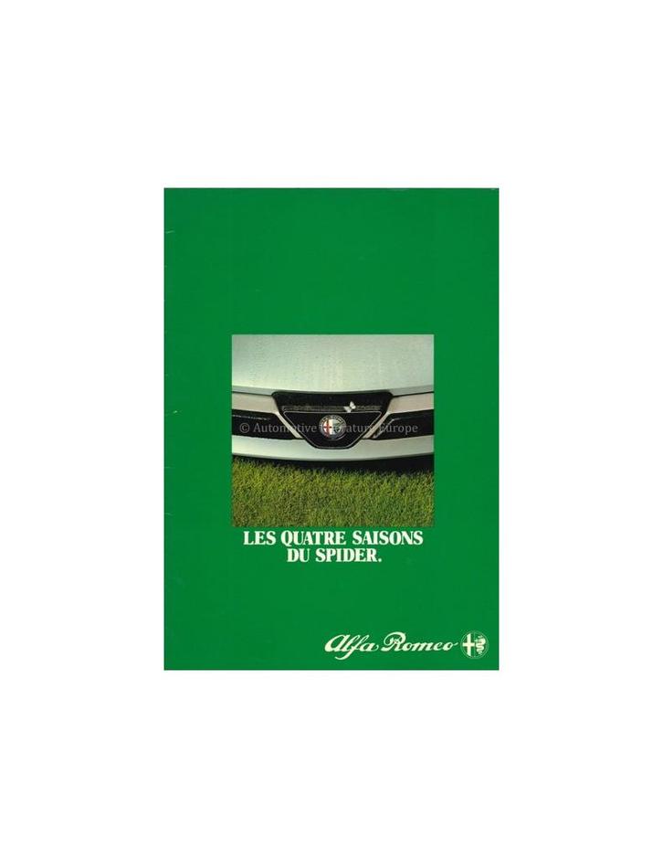 1983 ALFA ROMEO SPIDER BROCHURE FRANS, Boeken, Auto's | Folders en Tijdschriften