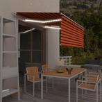 vidaXL Luifel handmatig uittrekbaar gordijn LED 3x2,5 m, Tuin en Terras, Verzenden, Nieuw