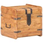 vidaXL Kist 40x40x40 cm massief acaciahout, Huis en Inrichting, Kasten | Overige, Verzenden, Nieuw