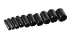 Set van 50 flexibele hulzen (omdop, huls, rond, 5.0 mm, zwa, Verzenden, Nieuw