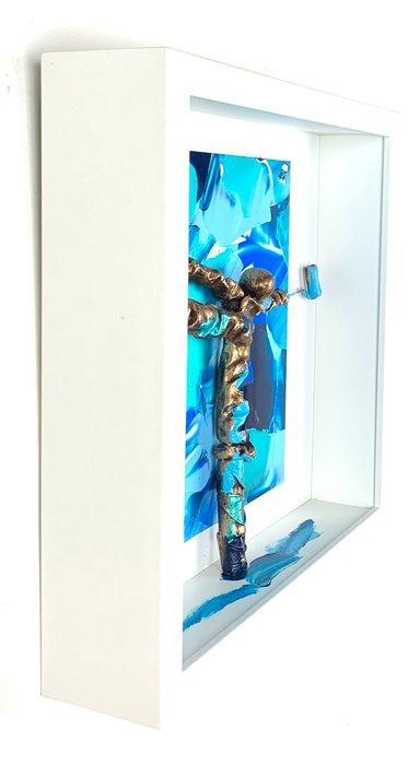 Bernard Saint-Maxent - Blue is the new black, Antiek en Kunst, Kunst | Schilderijen | Modern
