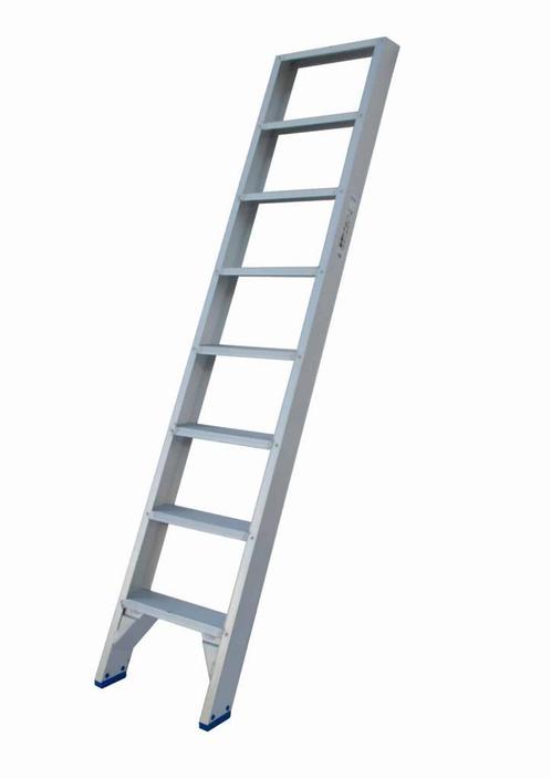 Solide enkele trap 8 treden  - 2.00 meter, Doe-het-zelf en Bouw, Ladders en Trappen, Trap, Nieuw, 2 tot 4 meter