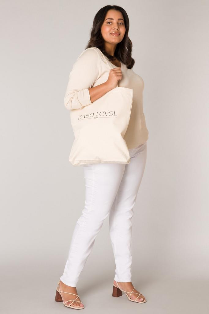 Base Level Curvy Cotton BagOne SizeOne Size, Kleding | Dames, Mutsen, Sjaals en Handschoenen, Nieuw, Verzenden