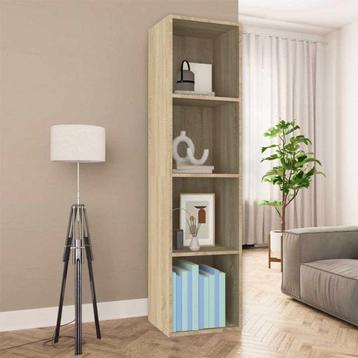 vidaXL Boekenkast/tv-meubel 36x30x143cm bewerkt hout sonoma, Huis en Inrichting, Verzenden, Nieuw