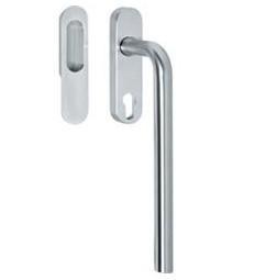 Intersteel Hef/schuifdeurbeslag Recht PC69 mm RVS, Doe-het-zelf en Bouw, Deuren en Vliegenramen, Ophalen of Verzenden