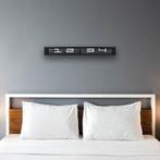 Horloge - Worlds longest Flip clock 24 uurs- Metal Case -