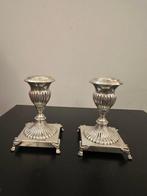 Kandelaar (2) - .800 zilver, Antiek en Kunst