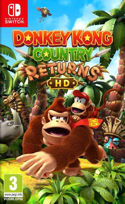 Donkey Kong Country Returns HD-Standaard (Switch) NIEUW, Games en Spelcomputers, Games | Nintendo Switch, Ophalen of Verzenden