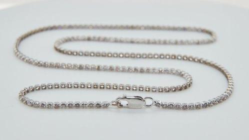 Zonder Minimumprijs - Halsketting - 14 karaat Witgoud -, Handtassen en Accessoires, Kettingen