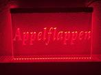 Appelflappen appel flappen neon bord lamp LED verlichting re, Huis en Inrichting, Verzenden, Nieuw