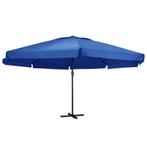 vidaXL Parasol met aluminium paal 500 cm azuurblauw, Verzenden, Nieuw