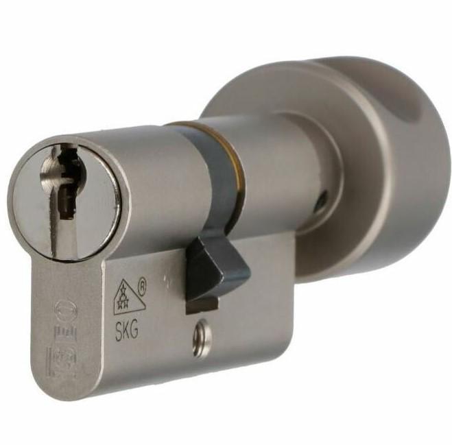 Knopcilinder K60/70 Iseo F9 met certificaat SKG3, Doe-het-zelf en Bouw, Hang- en Sluitwerk, Klink of Kruk, Nieuw, Overige materialen