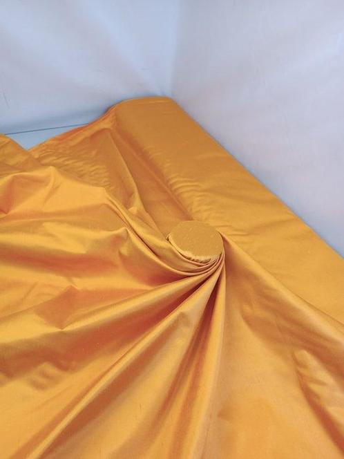 Textiel  - 600 cm - 280 cm - 100% zijden shantung, Antiek en Kunst, Antiek | Tapijten, Tafelkleden en Textiel
