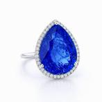 Zonder minimumprijs - Ring - 14 karaat Witgoud - 12.90ct., Nieuw