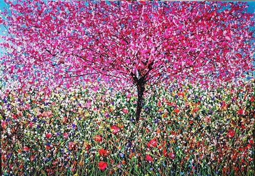 Giovanni Daurea (1955) - Spring (XL), Antiek en Kunst, Kunst | Schilderijen | Modern