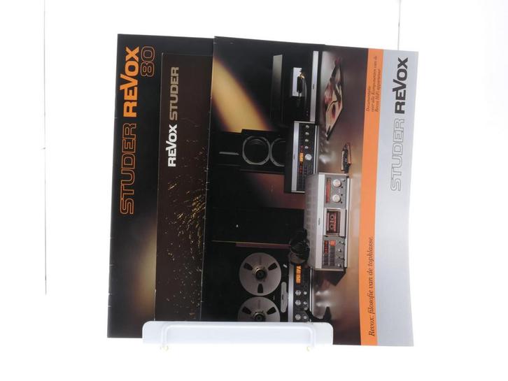 Set handleidingen Revox studer #4078, Verzamelen, Spoorwegen en Tram, Overige typen, Zo goed als nieuw, Ophalen of Verzenden