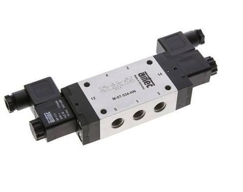 5/3 G1/4 Middendruk Magneetventiel 230V AC, Doe-het-zelf en Bouw, Overige Doe-Het-Zelf en Bouw, Verzenden