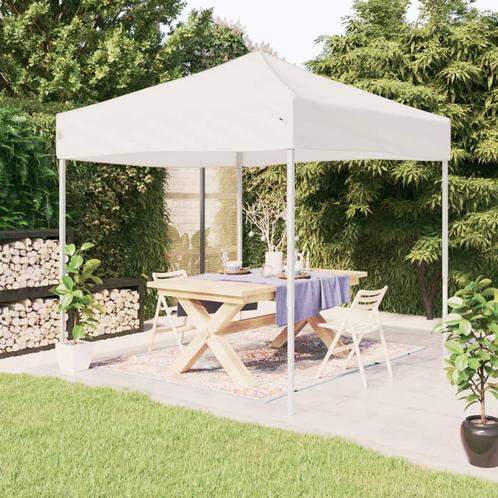 vidaXL Partytent inklapbaar 2x2 m wit, Tuin en Terras, Partytenten, Nieuw, Verzenden