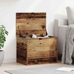 vidaXL Opslagdoos met opslag Oud hout 60 x 42 x 46 cm, Verzenden, Nieuw