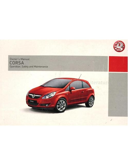 2007 VAUXHALL CORSA INSTRUCTIEBOEKJE ENGELS, Auto diversen, Handleidingen en Instructieboekjes