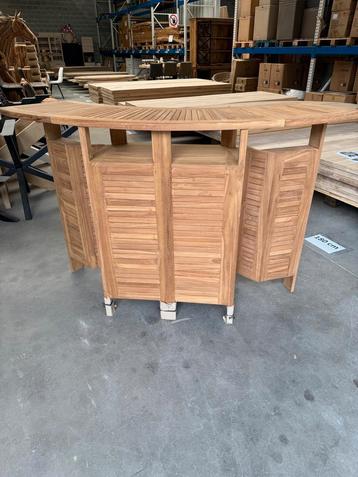 Barmeubel modern, teakhout (nieuw, outlet)