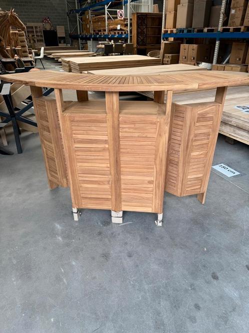 Barmeubel modern, teakhout (nieuw, outlet), Tuin en Terras, Tuinmeubel-accessoires, Nieuw
