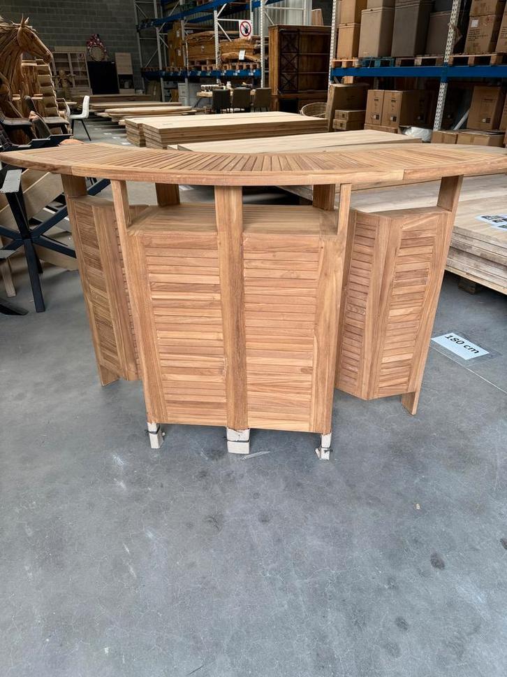 Barmeubel modern, teakhout (nieuw, outlet), Tuin en Terras, Tuinmeubel-accessoires, Nieuw