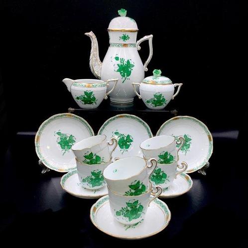 Herend - Coffee/Tea Set for 6 Persons (15 pcs) - Chinese, Antiek en Kunst, Antiek | Meubels | Tafels