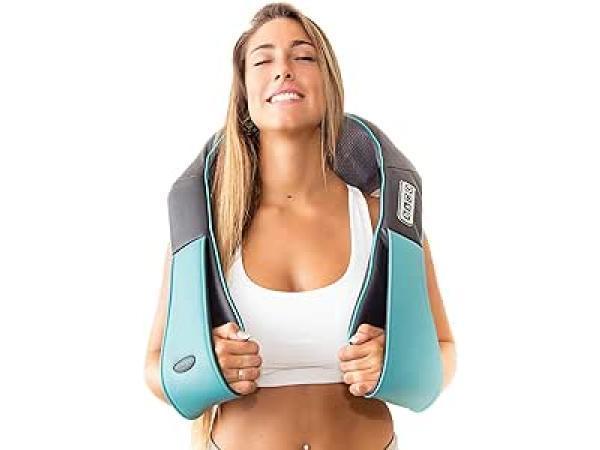 Veiling - Invospa Shiatsu rugschouder & nek massager, Sport en Fitness, Massageproducten