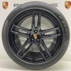 Porsche Macan II ORIGINELE 20inch Turbo II zwart met banden, Banden en Velgen, Gebruikt, Personenwagen, 20 inch