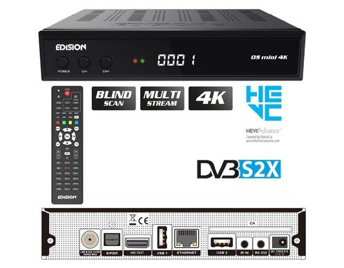 Edision OS Mini 4K - S2X, Télécoms, Émetteurs & Récepteurs, Enlèvement ou Envoi