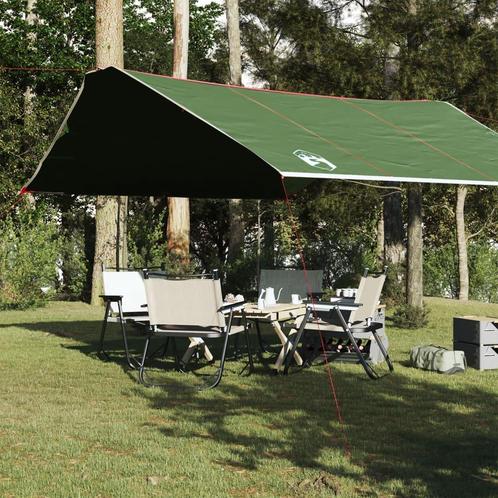 vidaXL BÃ¢che de camping vert 420x440 cm impermÃ©able, Caravans en Kamperen, Tenten, Verzenden