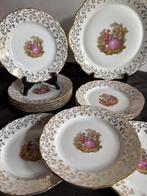 Limoges, “Porcelaine de Luxe, Fragonard” , Tableware, golden, Antiek en Kunst