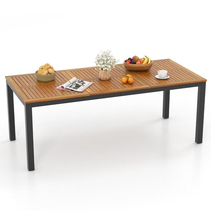 Tweedekans | Coast Buiteneettafel 200 x 90 x 75 cm voor 8, Huis en Inrichting, Tafels | Eettafels, Ophalen of Verzenden