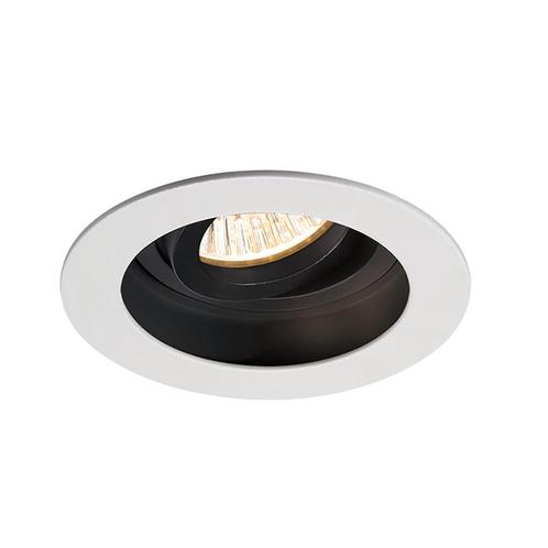 Luxar Zwart/Wit GU10 Armatuur voor verdiepte lichtbron, Huis en Inrichting, Lampen | Plafondlampen, Nieuw, Verzenden
